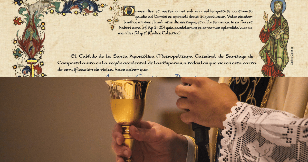 朝聖完成證書及彌撒